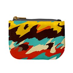 Wavy Retro  Texture           	mini Coin Purse by LalyLauraFLM