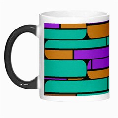 Round Corner Shapes In Retro Colors            Morph Mug by LalyLauraFLM