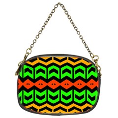 Rhombus And Other Shapes Pattern             	chain Purse (two Sides) by LalyLauraFLM