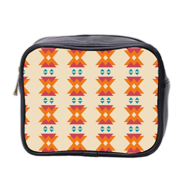 Triangles tribal pattern              Mini Toiletries Bag (Two Sides)