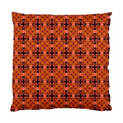 Peach Purple Abstract Moroccan Lattice Quilt Standard Cushion Case (one Side) by DianeClancy