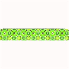 Vibrant Abstract Tropical Lime Foliage Lattice Small Bar Mats by DianeClancy