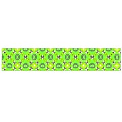 Vibrant Abstract Tropical Lime Foliage Lattice Flano Scarf (large) by DianeClancy