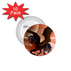 Wonderful Dark Unicorn In The Night 1 75  Buttons (10 Pack) by FantasyWorld7