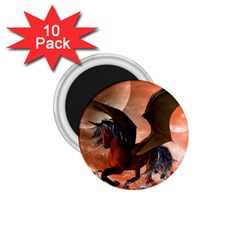 Wonderful Dark Unicorn In The Night 1 75  Magnets (10 Pack) 