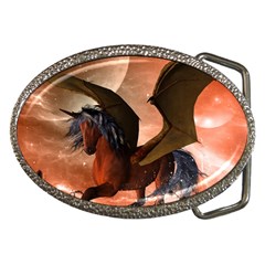 Wonderful Dark Unicorn In The Night Belt Buckles by FantasyWorld7