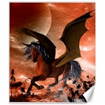 Wonderful Dark Unicorn In The Night Canvas 20  x 24   19.57 x23.15  Canvas - 1