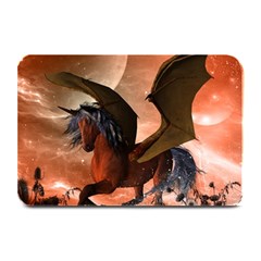 Wonderful Dark Unicorn In The Night Plate Mats