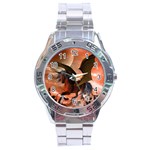 Wonderful Dark Unicorn In The Night Stainless Steel Analogue Watch Front