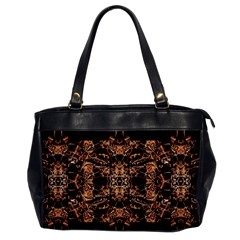 Dark Ornate Abstract  Pattern Office Handbags by dflcprints