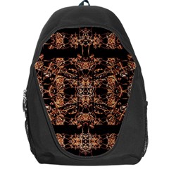 Dark Ornate Abstract  Pattern Backpack Bag