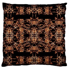 Dark Ornate Abstract  Pattern Standard Flano Cushion Case (one Side)