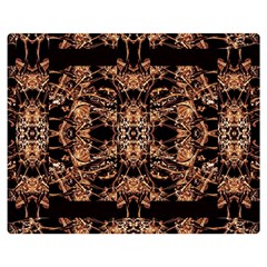 Dark Ornate Abstract  Pattern Double Sided Flano Blanket (medium) 