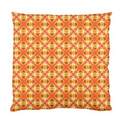 Peach Pineapple Abstract Circles Arches Standard Cushion Case (one Side) by DianeClancy