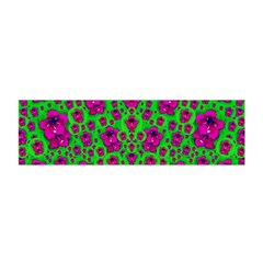 Fantasy Valentine In Floral Love And Peace Time Satin Scarf (oblong)