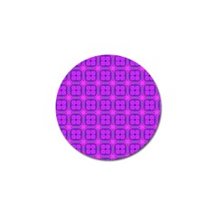 Abstract Dancing Diamonds Purple Violet Golf Ball Marker by DianeClancy