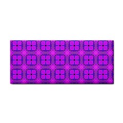 Abstract Dancing Diamonds Purple Violet Hand Towel by DianeClancy