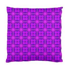 Abstract Dancing Diamonds Purple Violet Standard Cushion Case (one Side) by DianeClancy