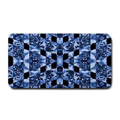 Indigo Check Ornate Print Medium Bar Mats