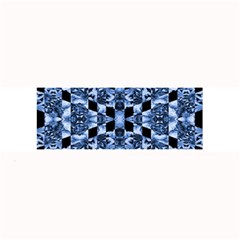 Indigo Check Ornate Print Large Bar Mats by dflcprints