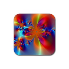 Bright Rubber Coaster (square)  by Delasel