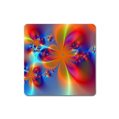 Bright Square Magnet by Delasel