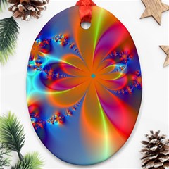 Bright Oval Ornament (two Sides)