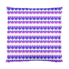 Floral Stripes Pattern Standard Cushion Case (two Sides) by dflcprints