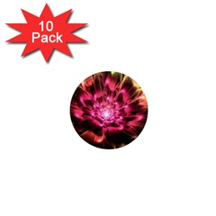 Red Peony 1  Mini Magnet (10 Pack) 