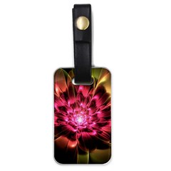 Red Peony Luggage Tags (one Side)  by Delasel