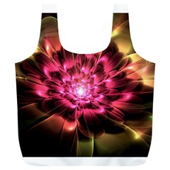 Red Peony Full Print Recycle Bags (l)  by Delasel