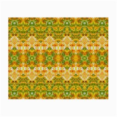 Boho Stylized Floral Stripes Small Glasses Cloth by dflcprints