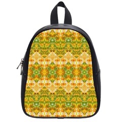 Boho Stylized Floral Stripes School Bags (small)  by dflcprints