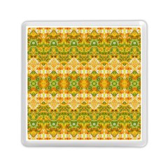 Boho Stylized Floral Stripes Memory Card Reader (square)  by dflcprints