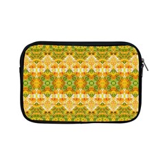 Boho Stylized Floral Stripes Apple Ipad Mini Zipper Cases by dflcprints