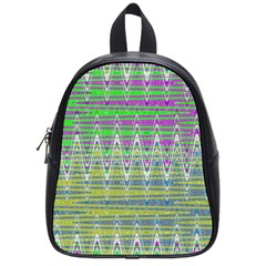 Colorful Zigzag Pattern School Bags (Small) 