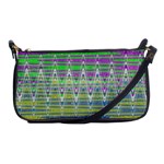 Colorful Zigzag Pattern Shoulder Clutch Bags Front