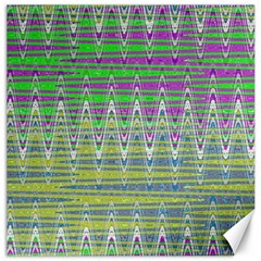 Colorful Zigzag Pattern Canvas 20  x 20  