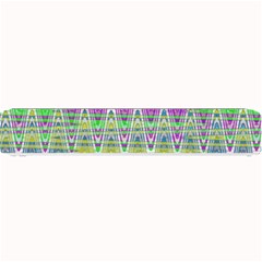 Colorful Zigzag Pattern Small Bar Mats by BrightVibesDesign