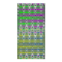 Colorful Zigzag Pattern Shower Curtain 36  X 72  (stall)  by BrightVibesDesign