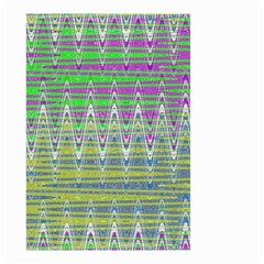 Colorful Zigzag Pattern Small Garden Flag (two Sides) by BrightVibesDesign