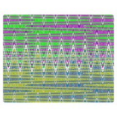 Colorful Zigzag Pattern Double Sided Flano Blanket (medium) 