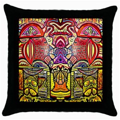 Last Of Throw Pillow Case (black)