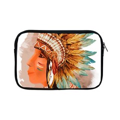 Native American Young Indian Shief Apple Ipad Mini Zipper Cases by TastefulDesigns