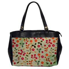 Elegant Floral Seamless Pattern Office Handbags