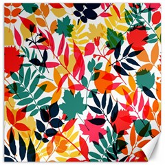 Seamless Autumn Leaves Pattern  Canvas 20  X 20  