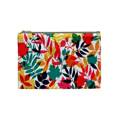 Seamless Autumn Leaves Pattern  Cosmetic Bag (medium) 