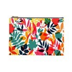 Seamless Autumn Leaves Pattern  Cosmetic Bag (Large)  Front