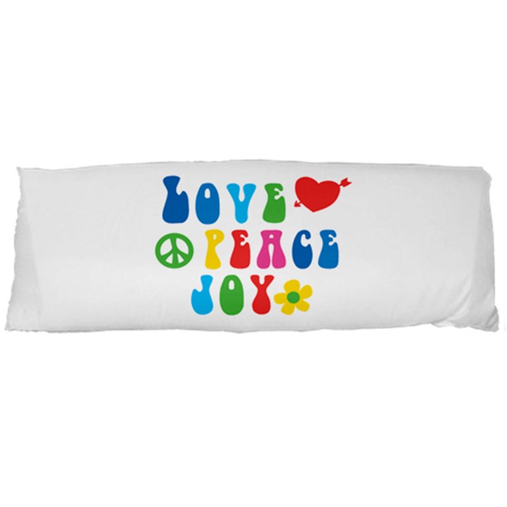 Love Peace And Joy Body Pillow (Dakimakura) Case (Two Sides)