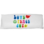 Love Peace And Joy Body Pillow (Dakimakura) Case (Two Sides) Back